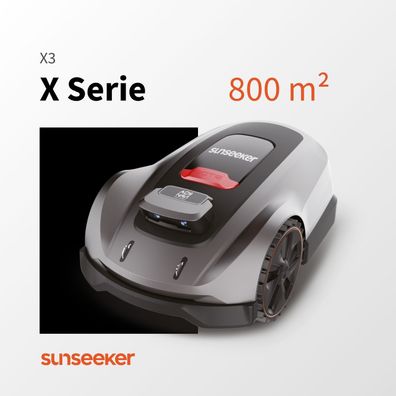 Sunseeker X3 - Mähroboter bis 800m² mit RTK-GPS & App-Kontrolle