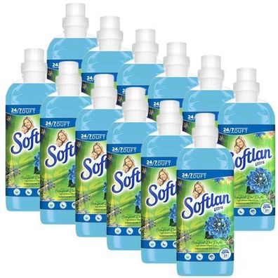 Softlan Duftspüler Tropische Frische 12x650 ml - Duft von exotischen Früchten