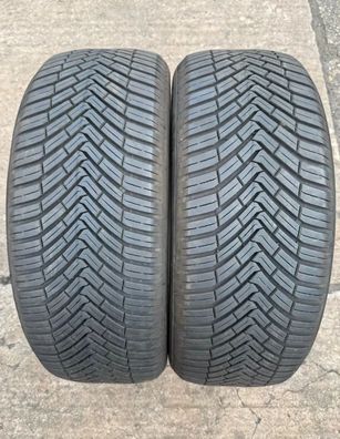 2x Allwetterreifen 225/55 R18 98V Continental AllSeason Contact DOT22 6,6-7,3mm