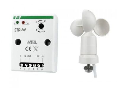 Windstärke Melder Sensor Relais Treiber Wind Sensorrelais F&F STR-W 7766