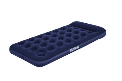 Single-Luftbett mit integrierter Fußpumpe 188 x 99 x 28 cm