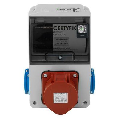Wandverteiler XS 16A 2x230V IP44 Stromverteiler Komplett Verdrahtet Doktorvolt