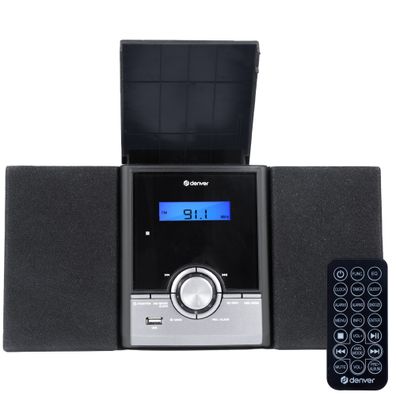 Denver MDA-285 DAB+/FM Musiksystem mit Bluetooth, CD-Player & 2x50W Lautsprecher