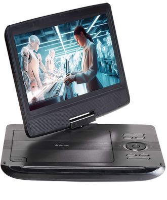 Denver MT-1097 Tragbarer DVD-Player mit 10 Zoll Bildschirm & inkl. Fernbedienung