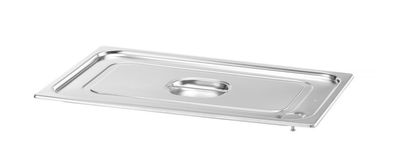 Hendi GN-Deckel mit Silikonrand Profi Line GN 11 aus Edelstahl