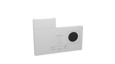 Kermi x-well Laibungselement Top DN 160, für Pendellüfter, t=60 mm - Y3502000031K