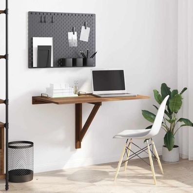 vidaXL Wand-Klapptisch Braun Eichen-Optik 100x60x56 cm Holzwerkstoff