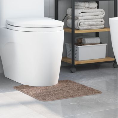 vidaXL Badematte U-Form Braun 50x50 cm Polypropylen Rutschfest