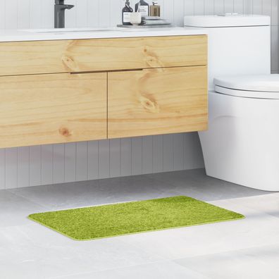 vidaXL Badematte Rechteckig Grün 50x80 cm Polypropylen Rutschfest