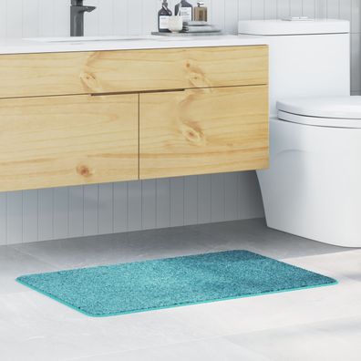 vidaXL Badematte Rechteckig Orange 60x90 cm Polypropylen Rutschfest