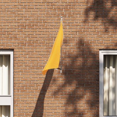 vidaXL Flaggenhalter für 1 Flagge Wandmontage Silbern Stahl