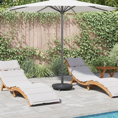 vidaXL Sonnenschirmständer mit Rollen für Ø38-48 mm Masten 13 kg Rund
