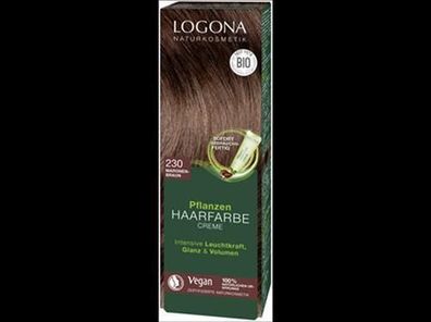 Logona Pflanzen Haarfarbe Creme 230 maronenbraun 150ml