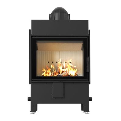 Kamineinsatz aus Stahl KRATKI LUCY 12 kW Ø 200