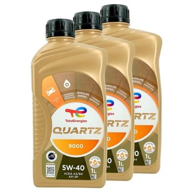 Total Quartz 9000 5W-40 3x1 Liter