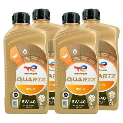 Total Quartz 9000 5W-40 4x1 Liter