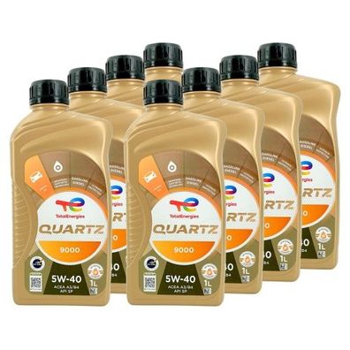Total Quartz 9000 5W-40 8x1 Liter