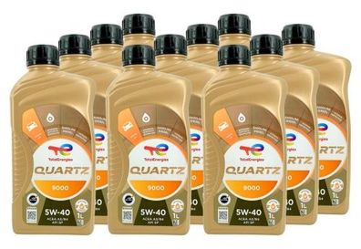 Total Quartz 9000 5W-40 11x1 Liter