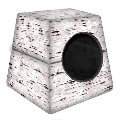 Hundebett Höhle Bett 2in1 Katze Hund Kennel Haus Haustier Softbett 43cm x 43cm