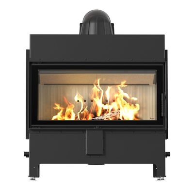 Kamineinsatz aus Stahl KRATKI LUCY 16 kW Ø 200 mit Türfeder