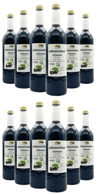Bleichhof® Schwarzer Johannisbeersaft - Direktsaft, vegan (12x0,72l)