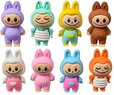Labubu Figuren - Radiergummi - Blind Box - 1 von 8 Überraschungen
