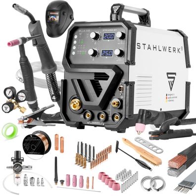 Stahlwerk 4 in 1 Kombi-Schweißgerät CTM-250 ST Vollausstattung