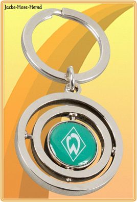 Schlüsselanhänger SV Werder Bremen Raute Anhänger Logo Spinner Schlüssel NEU