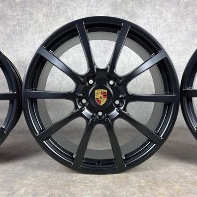 Porsche Felgen 991.1 20" Original Carrera Classic II C2 2S Schwarz 99136216130