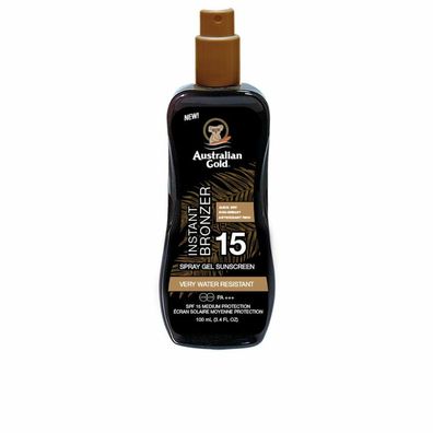Australian Gold LSF 15 Spray Gel mit Bronzer - Sonnenspray - Sonnenmilch - 100ml