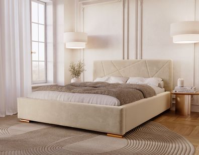 FurMeb24 Polsterbett DIANA - ohne Matratze