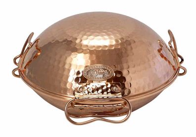 CopperGarden®" Cataplana ø24 cm Bräter | Kupfer gehämmert
