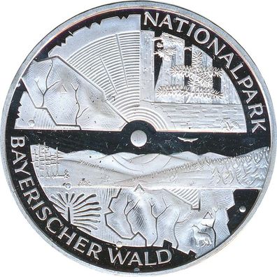 BRD 10 Euro 2005 D PP Bayerischer Wald Silber*