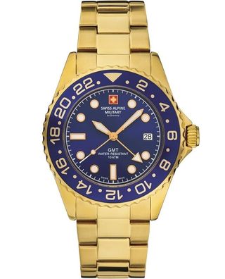 Swiss Alpine Military Master Diver GMT SAM7052.1115 Herrenuhr Master Diver GMT