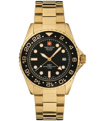 Swiss Alpine Military Master Diver GMT SAM7052.1117 Herrenuhr Master Diver GMT
