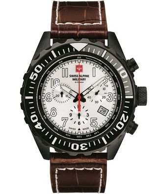 Swiss Alpine Military Navy Chrono SAM7076.9572 Herrenuhr Navy Chrono