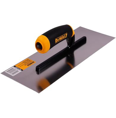 DeWalt Stuckateurkelle Putzkelle Edelstahl 330x127mm Glättekelle Softgrip 3-770