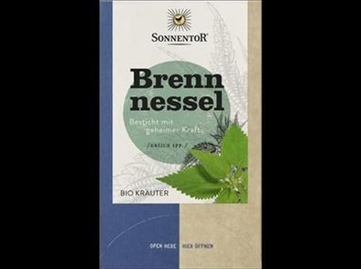 Sonnentor 3x Brennnessel, Doppelkammerbeutel 18g