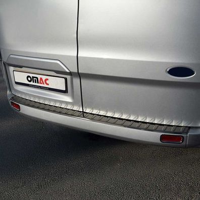 Ladekantenschutz Stoßstange für Ford Transit Tourneo Custom 2013-22 Chrom Dunkel