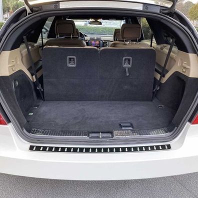 Ladekantenschutz für Mercedes W251 R Klasse 2006-2014 Chrom Kohlefaserfolien