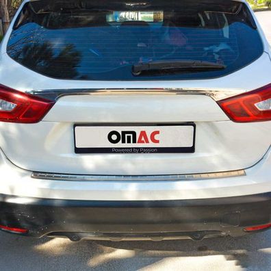 Ladekantenschutz Stoßstangenschutz für Nissan Qashqai 2017-2021 Edelstahl Silber