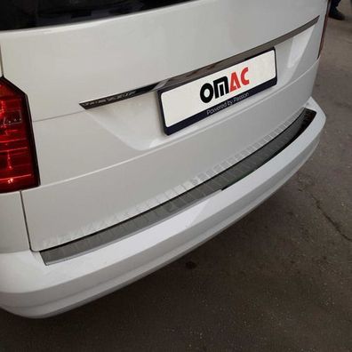 Ladekantenschutz Stoßstangenschutz für VW Caddy 2015-2020 Edelstahl Dunkel 1tlg