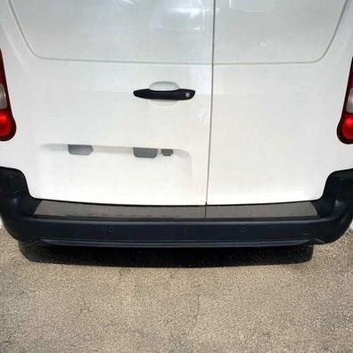 Ladekantenschutz Stoßstangenschutz für Peugeot Rifter 2019-2024 Edelstahl Dunkel