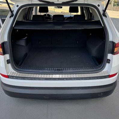 Ladekantenschutz Stoßstangenschutz für Skoda Kodiaq NS7 2017-25 Chrom Gebürstet