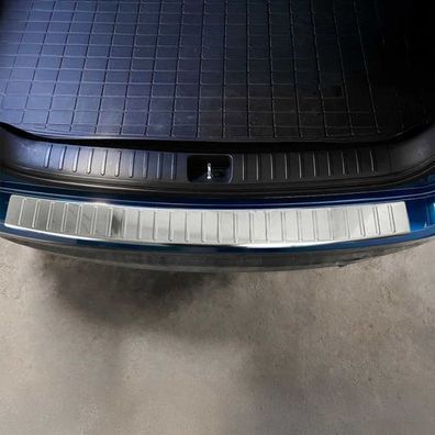 Ladekantenschutz Stoßstangenschutz für Hyundai Tucson 2018-2020 Edelstahl Silber