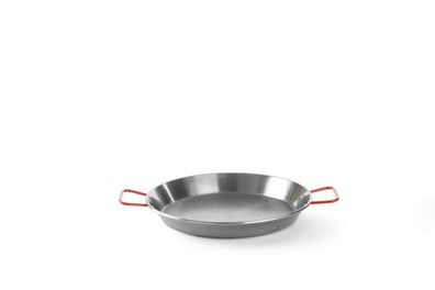 Hendi Paellapfanne aus Flachstahl für Gasgrill geeignet mit 340mm und 2 Griffe