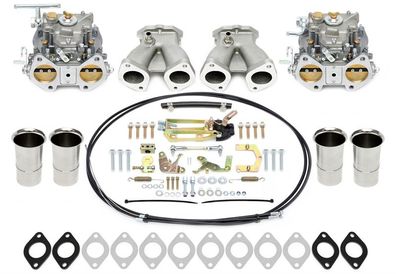 TA Technix 45mm DCOE Vergaser Komplettkit für Opel 1.6-2.0l-8V CIH Motoren