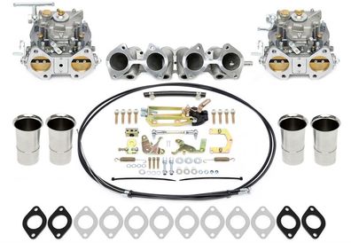 TA Technix 45mm DCOE Vergaser - Komplettkit Passend für VW 2.0l 8V Motoren