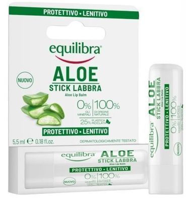 Equilibra Aloe Vera Lippenbalsam, 5,5 ml
