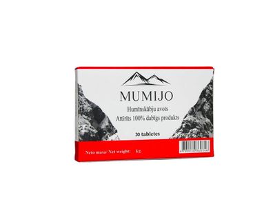 Mumijo Shilajit Kirgistan Mumio Mumie Hohe Qualität Bergbalsam 30 Tabl